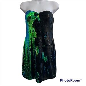 AS U WISH Sequin Tube Mini Dress
